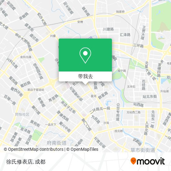 徐氏修表店地图