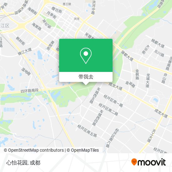 心怡花园地图