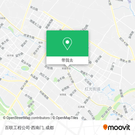 百联工程公司-西南门地图