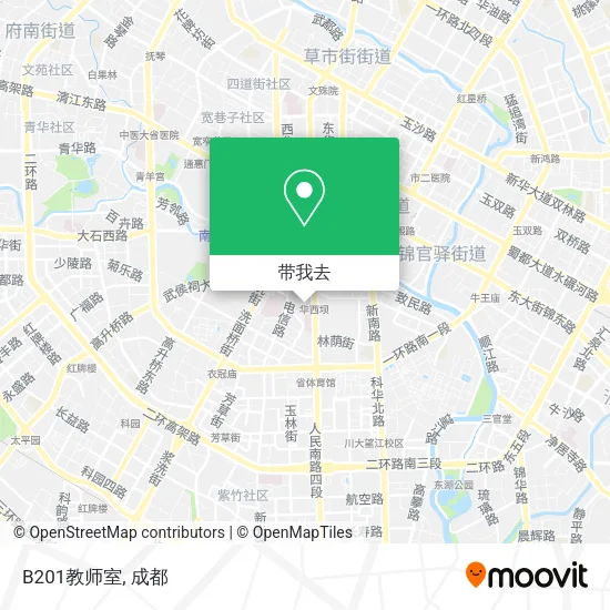 B201教师室地图