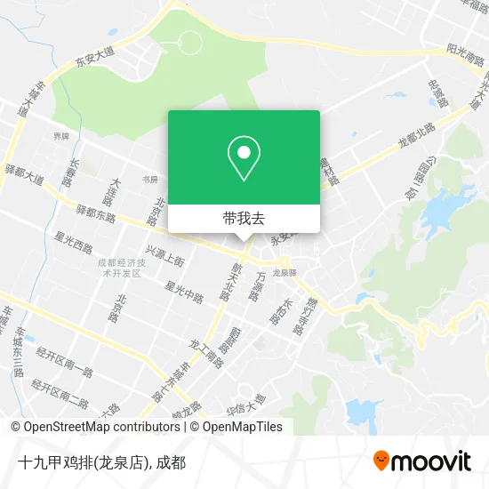 十九甲鸡排(龙泉店)地图