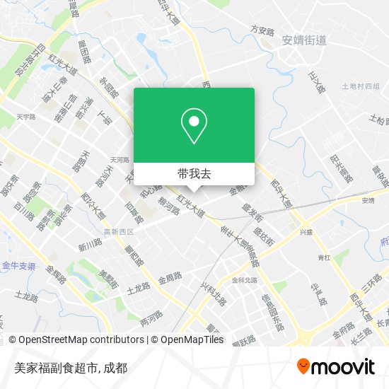 美家福副食超市地图