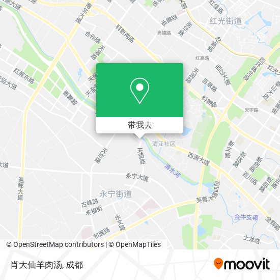 肖大仙羊肉汤地图