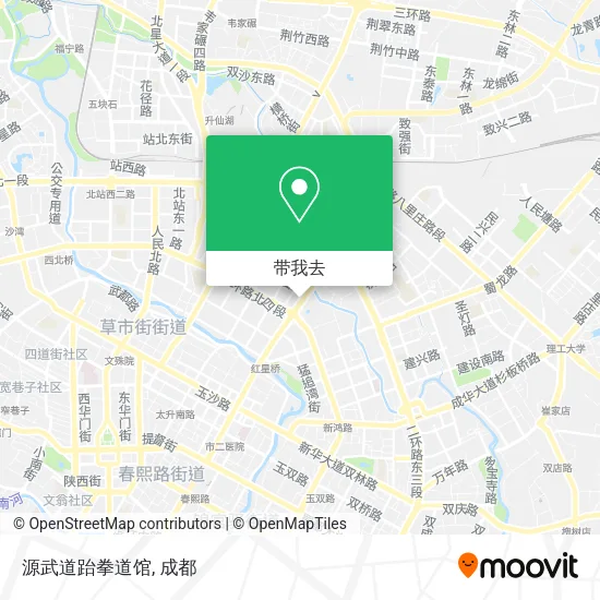 源武道跆拳道馆地图