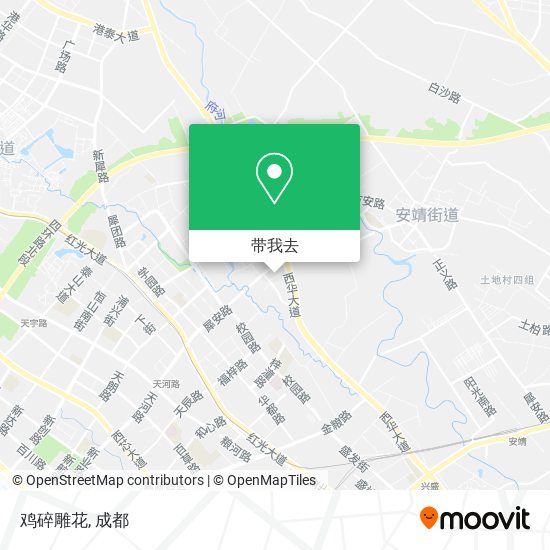 鸡碎雕花地图