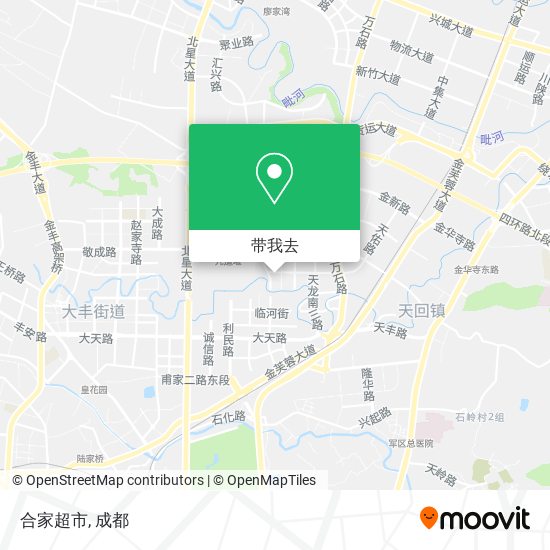合家超市地图
