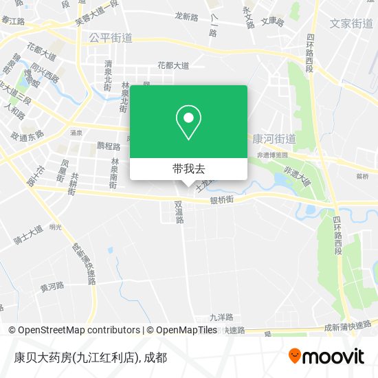 康贝大药房(九江红利店)地图
