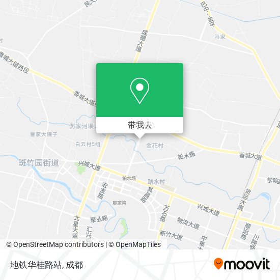 地铁华桂路站地图