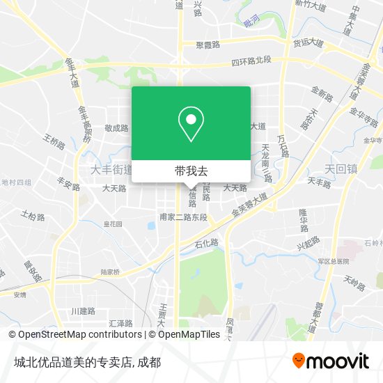 城北优品道美的专卖店地图
