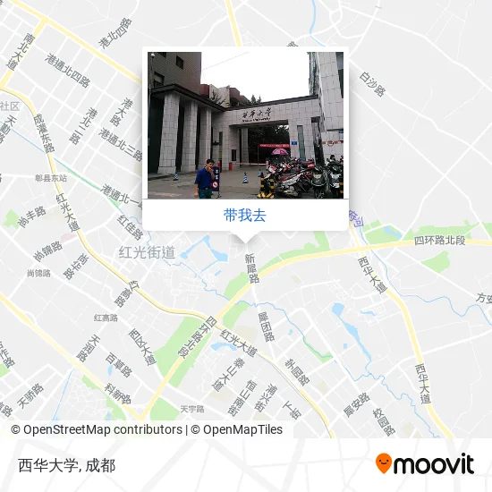 西华大学地图