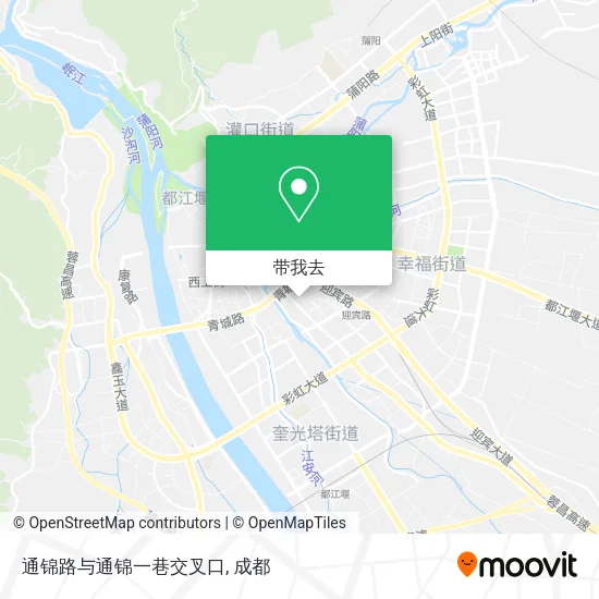 通锦路与通锦一巷交叉口地图