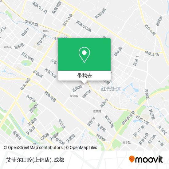 艾菲尔口腔(上锦店)地图