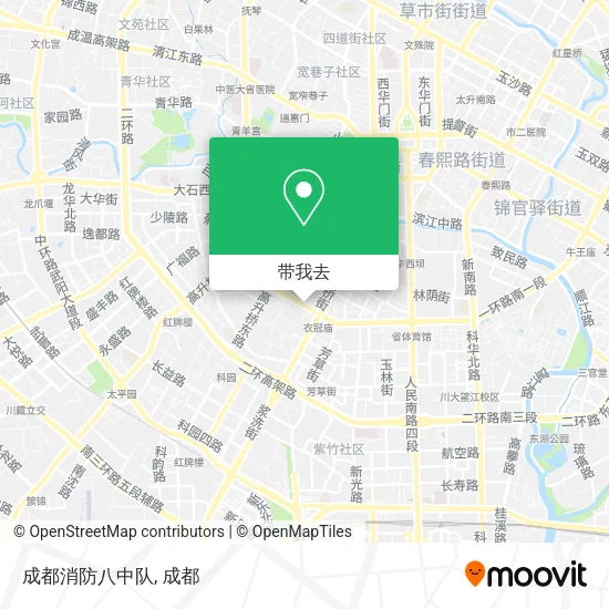 成都消防八中队地图