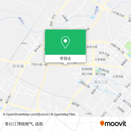 青白江博能燃气地图