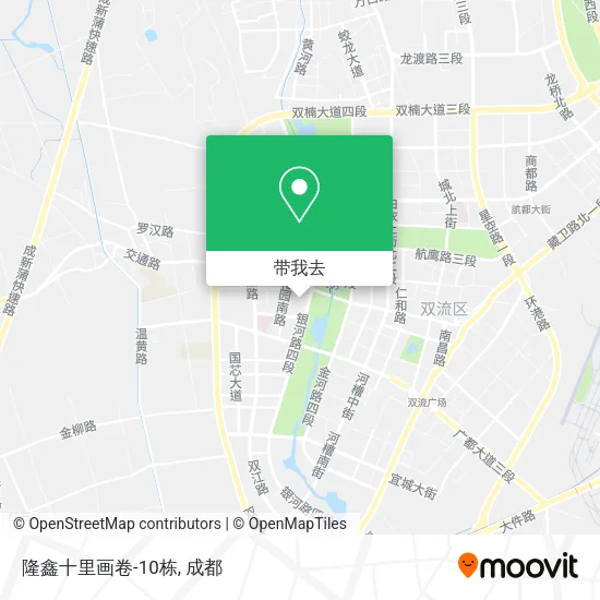 隆鑫十里画卷-10栋地图