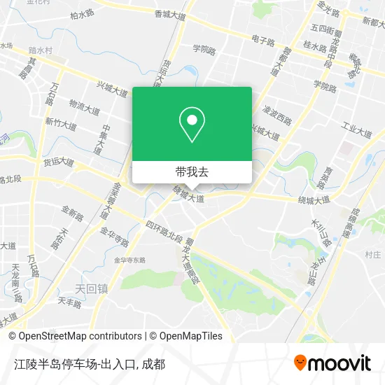 江陵半岛停车场-出入口地图