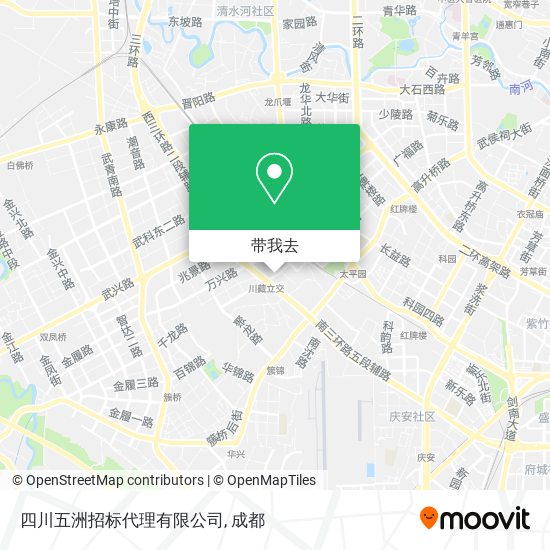 四川五洲招标代理有限公司地图