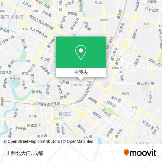 川师北大门地图