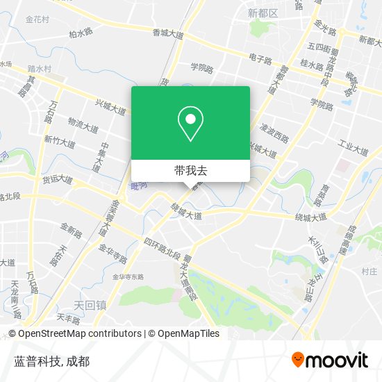 蓝普科技地图