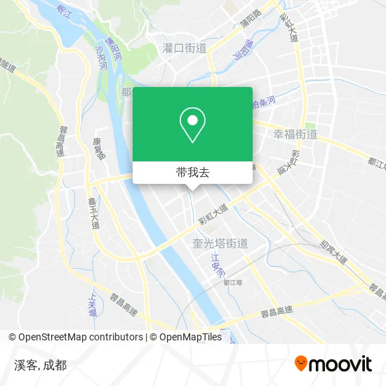 溪客地图