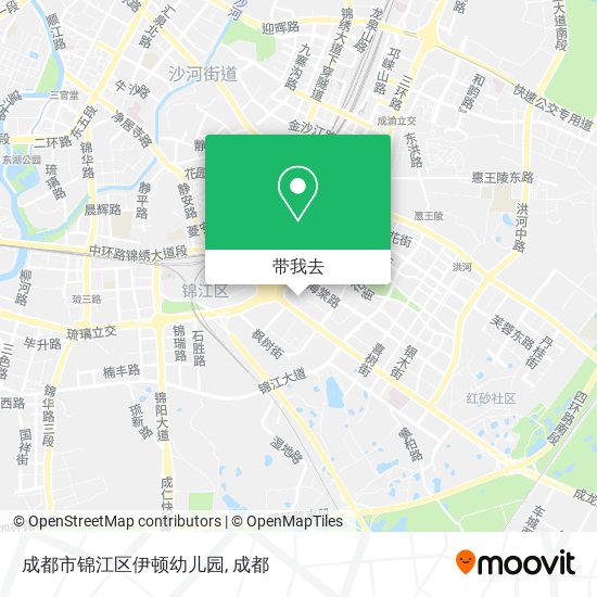 成都市锦江区伊顿幼儿园地图