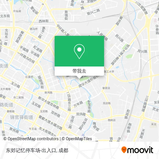 东郊记忆停车场-出入口地图
