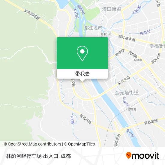 林荫河畔停车场-出入口地图