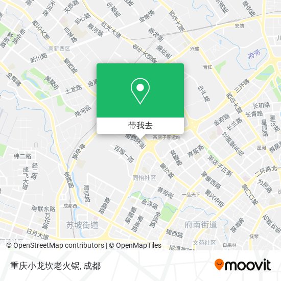 重庆小龙坎老火锅地图