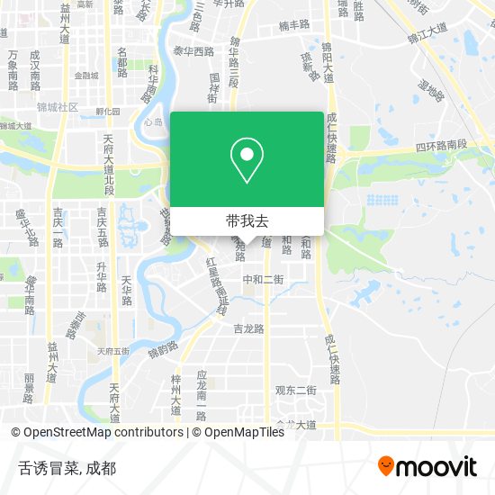 舌诱冒菜地图