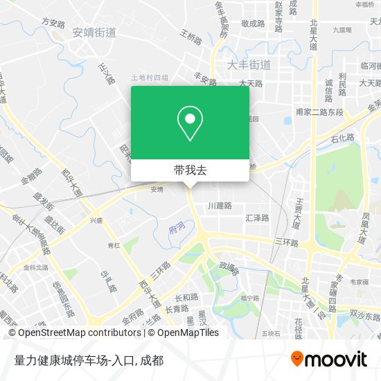 量力健康城停车场-入口地图