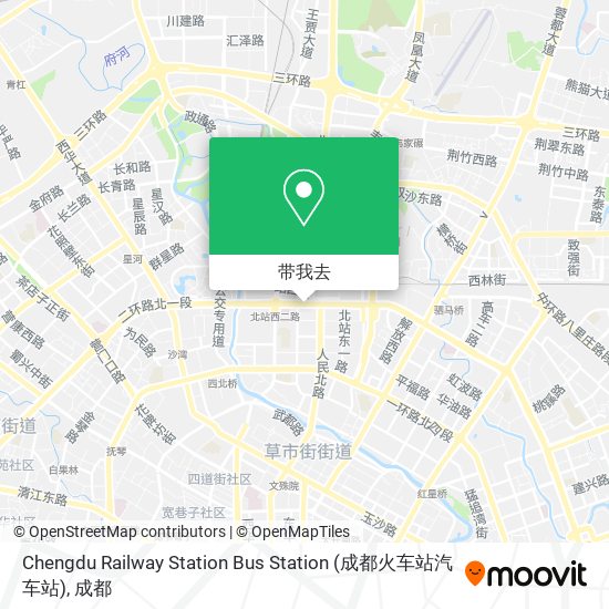 Chengdu Railway Station Bus Station (成都火车站汽车站)地图
