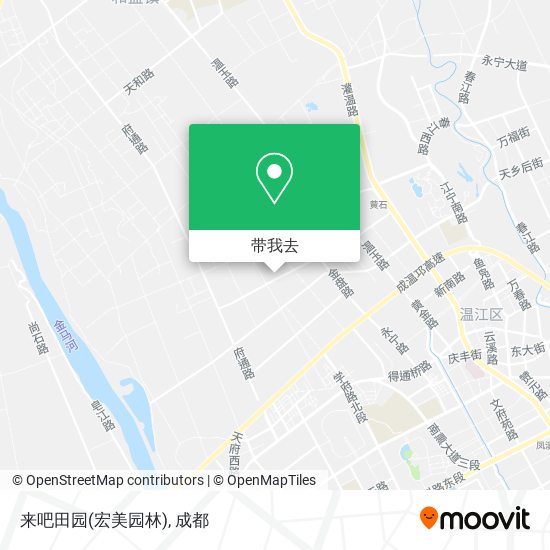 来吧田园(宏美园林)地图