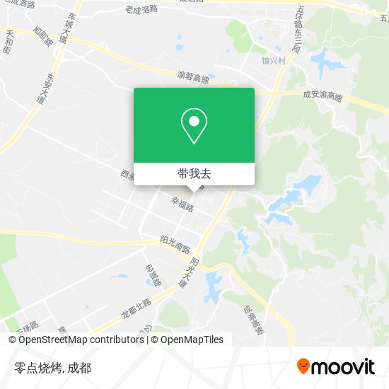 零点烧烤地图
