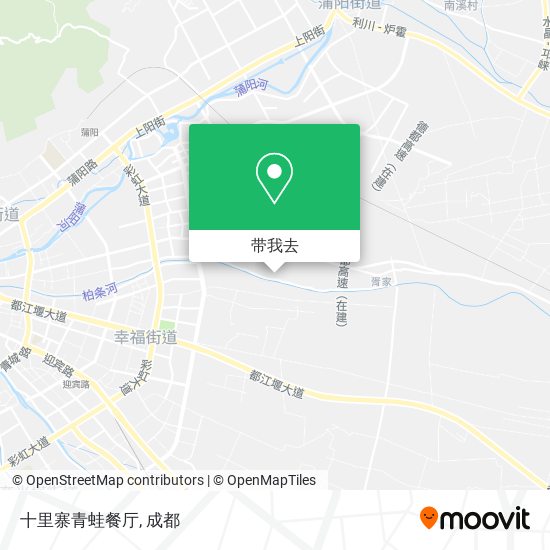 十里寨青蛙餐厅地图