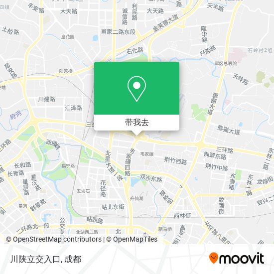 川陕立交入口地图