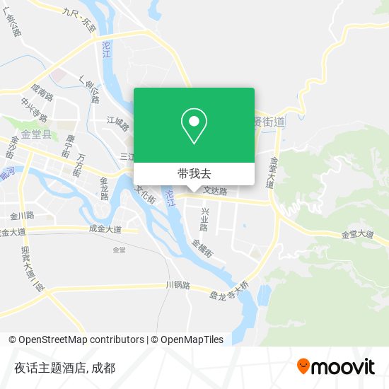 夜话主题酒店地图