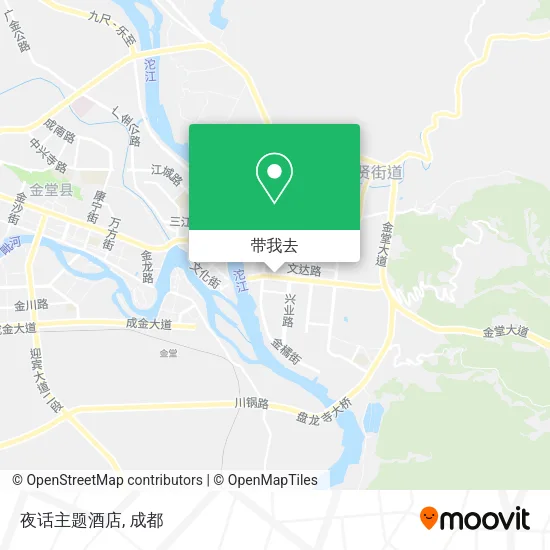 夜话主题酒店地图