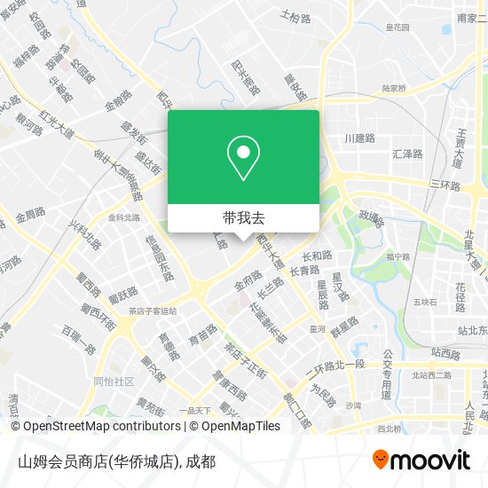 山姆会员商店(华侨城店)地图