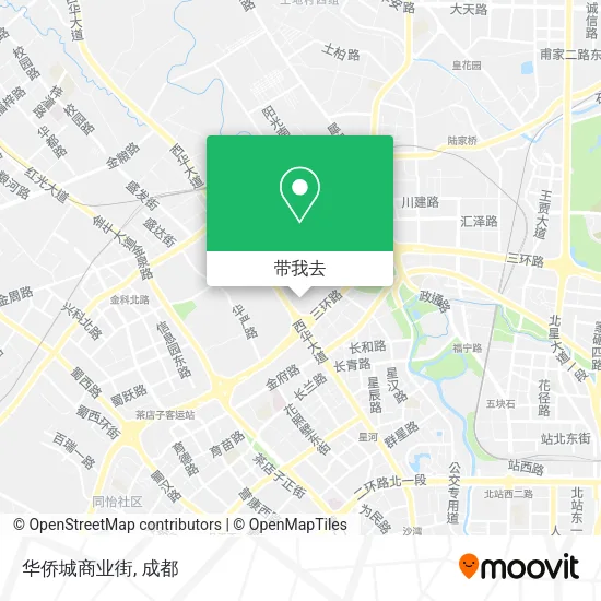 华侨城商业街地图