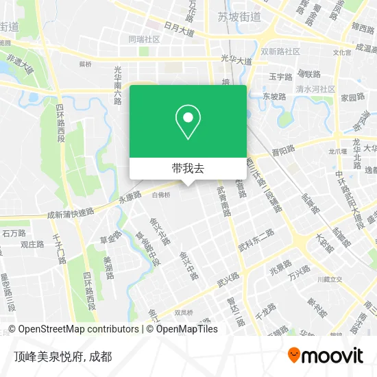 顶峰美泉悦府地图