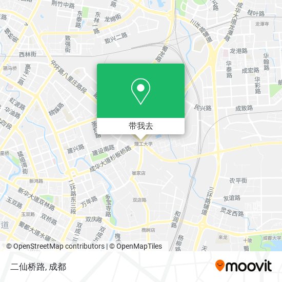 二仙桥路地图