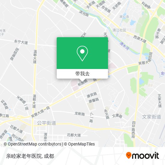 亲睦家老年医院地图