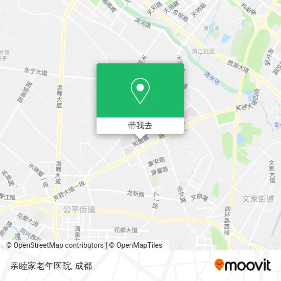 亲睦家老年医院地图