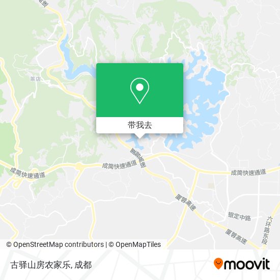古驿山房农家乐地图