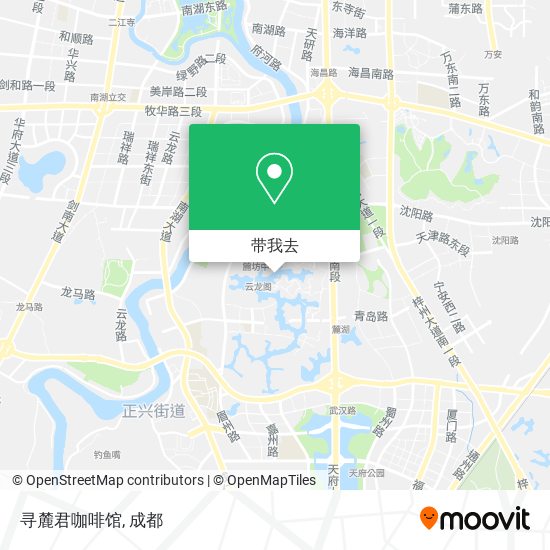 寻麓君咖啡馆地图