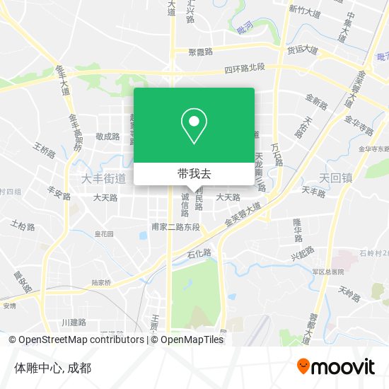 体雕中心地图