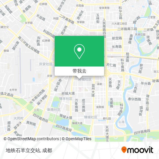 地铁石羊立交站地图