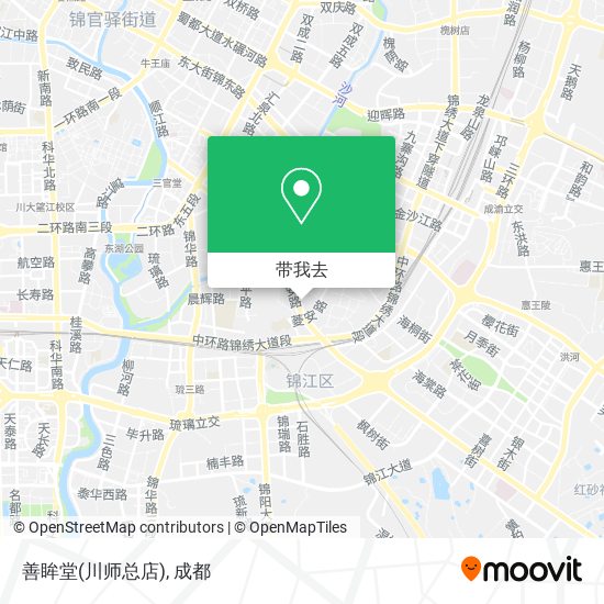 善眸堂(川师总店)地图