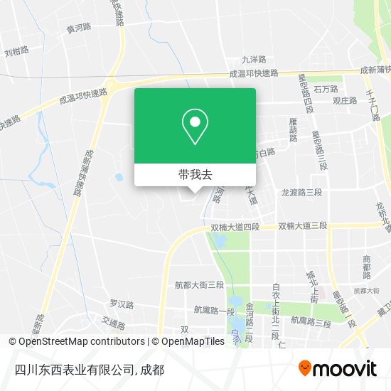 四川东西表业有限公司地图