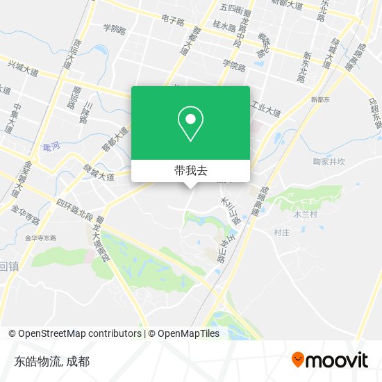 东皓物流地图
